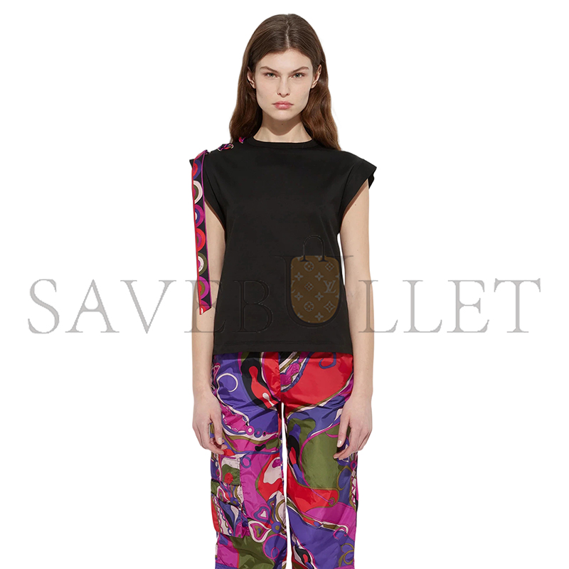 PUCCI TOP WITH PRINTED DETAIL 5UTP405U983999